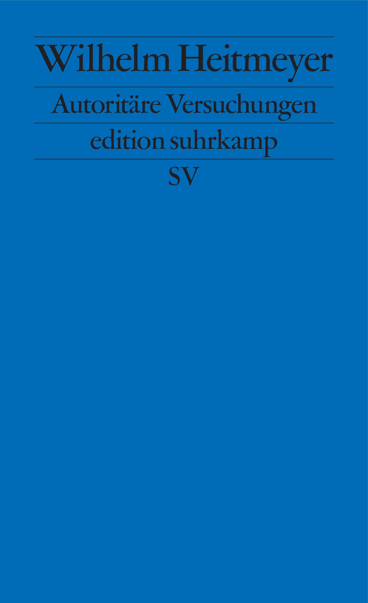 Heitmeyer, Wilhelm: Autorit&auml;re Versuchungen, 2018